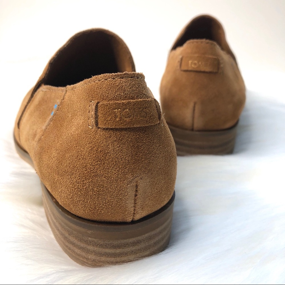 TOMS - Shaye Suede Block Heel Booties NWOT - Picture 4 of 7
